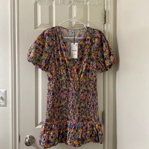 NWT Zara Floral Dress